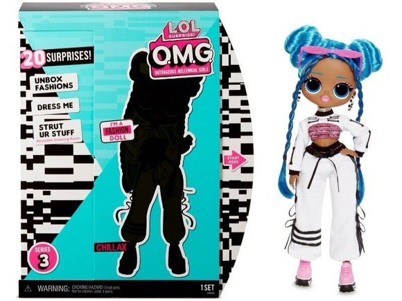 LOL Surprise! OMG Series 3 Chillax Fashion Doll with 20 Surprises