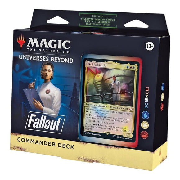 MTG Magic The Gathering: Universes Beyond Fallout Commander Deck (Science)