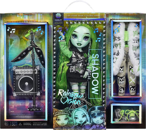 Rainbow Vision Shadow High Harley Limestone Rock Band Fashion Doll & Mic Green