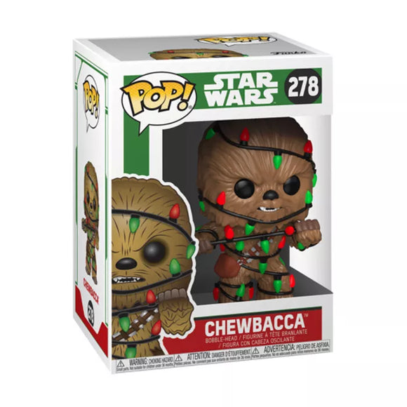 Star Wars - Chewbacca with Lights Christmas Holiday Pop! Vinyl Figure #278