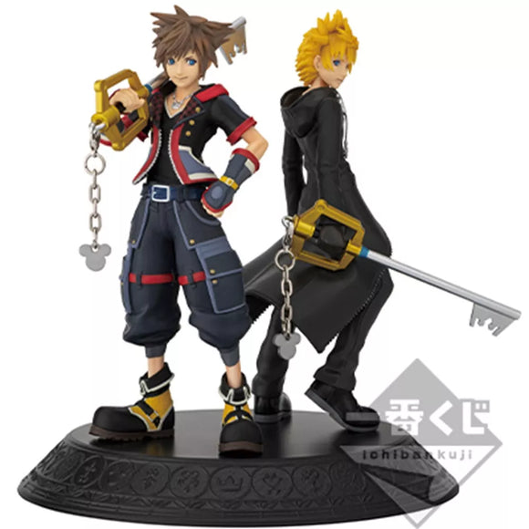 Sora Roxas Figure Japan Authentic Ichiban Kuji Kingdom Hearts Second Memory