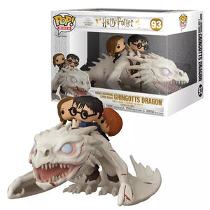 Rides Harry, Hermione & Ron Riding Gringotts Dragon Vinyl Figure #93