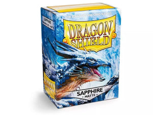 Dragon Shield Matte Sapphire 100 Protective Sleeves