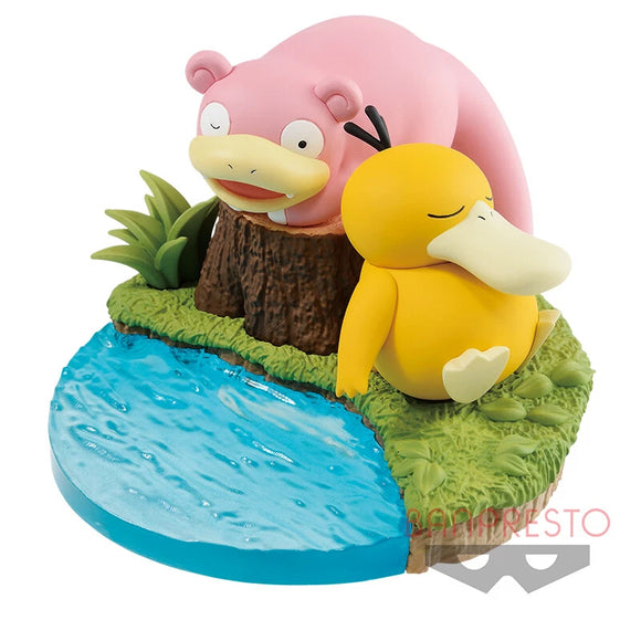 Pokemon Relax Time Psyduck & Slowpoke Figure