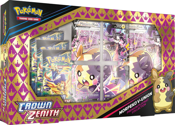 Crown Zenith Premium Playmat Collection - Morpeko V-Union Sealed OFFICIAL Pokemo