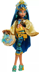 Monster High Cleo De Nile Doll with Glam Monster Fest Outfit and Festival Themed