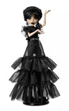 Monster High Rave’N Wednesday Addams Doll Black Gothic Gown Dress Netflix HXJ03