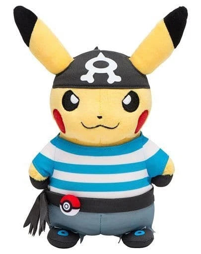 Pokemon Center Exclusive 2016 Pikachu Aqua Team Plush Toy with Tag
