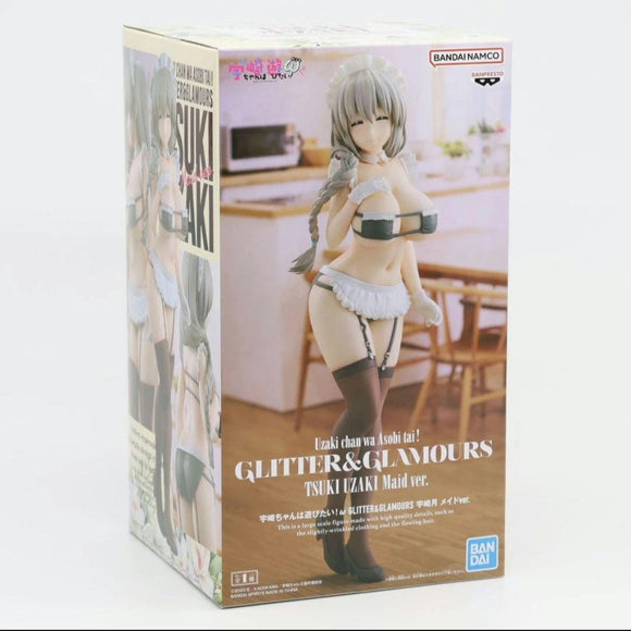 Uzaki-chan Wants to Hang Out Tsuki Uzaki Figure GLITTER & GLAMOURS Maid ver