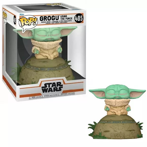 Grogu Using The Force Deluxe Pop! with Light & Sound #485