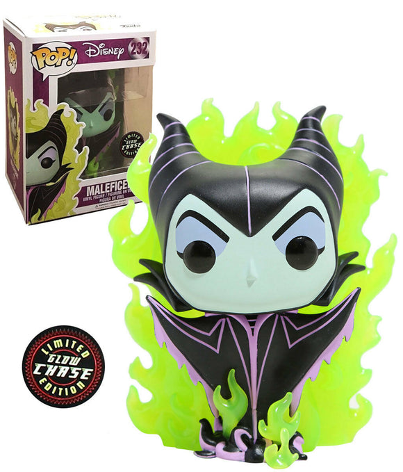 Funko POP! Disney #232 Maleficent (Flames) - Glow, Limited Edition Chase