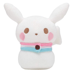 Pokemon Center Original Amigurumi Knitted Plush Doll Snowman Pikachu