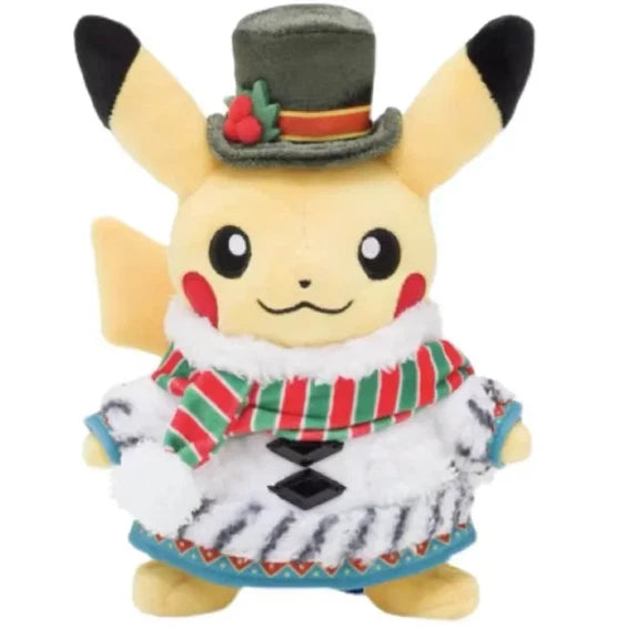 Pokmn Warm Christmas Gift Anime Pikachu Winter Plush Doll Plush Toy