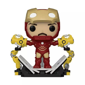 Iron Man 2 - Iron Man Mark IV with Gantry Glow Funko Pop! Deluxe Figure 6" Tall