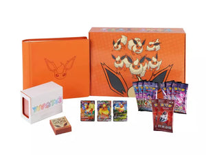 Pokemon TCG S-Chinese 2024 Eevee GX Gift Box Flareon Box