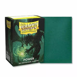 Dragon Shield - Standard Size Dual Matte Card Sleeves Metallic Green (Power)