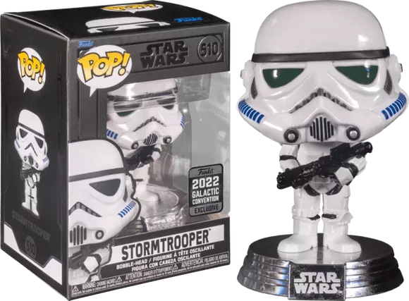 Star Wars Stormtrooper 2022 Galactic Convention Exclusive Pop! Vinyl Figure #510