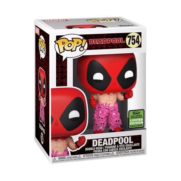 Marvel-Deadpool with Teddy Belt Funko Pop! Vinyl #754