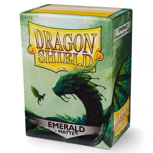 Dragon Shield Standard Size Deck Protector Matte Card Sleeves Emerald Green