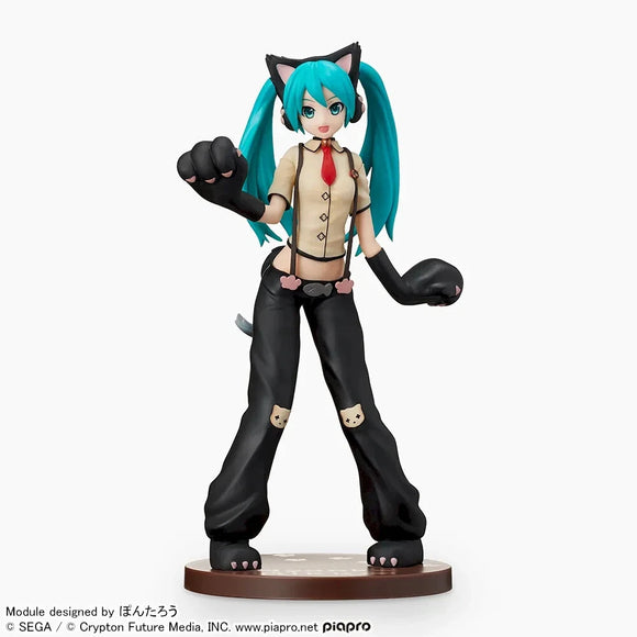 Hatsune Miku project DIVA Arcade Future Tone Super Premium Figure Nyanko