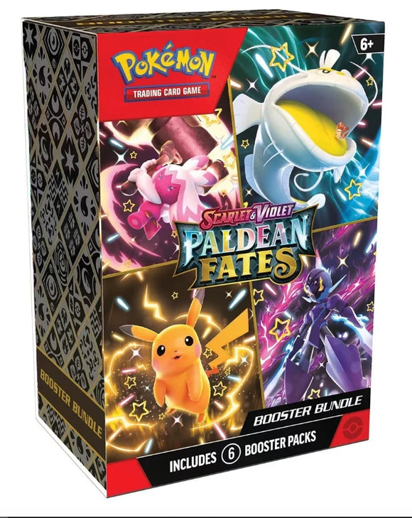 Paldean Fates Scarlet & Violet 4.5 POKEMON TCG Booster Bundle Box
