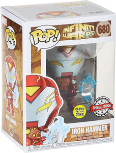 Iron Hammer (Glow) 680 ~ Marvel: Infinity Warps ~ Funko Pop Vinyl ~ GITD