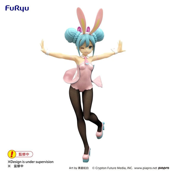 FuRyu Hatsune Miku BiCute Bunnies Figure Hatsune Miku Wink Pearl Pink ver.