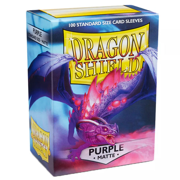 Dragon Shield Miasma Matte Purple Sleeves 100 Pack