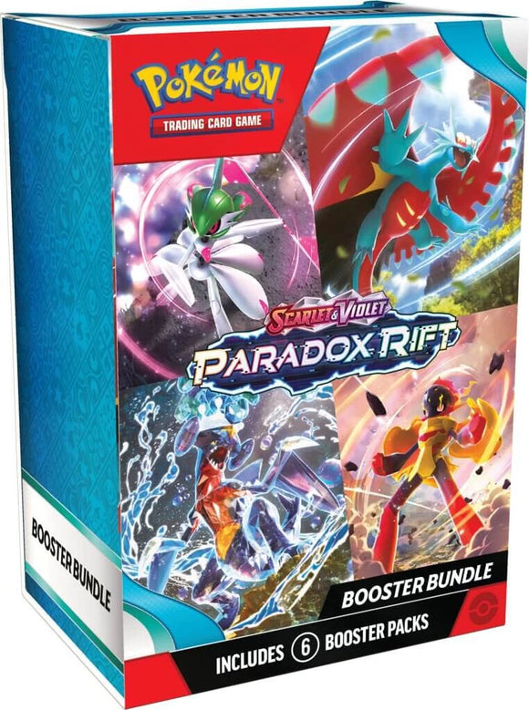 Paradox Rift Scarlet & Violet POKEMON TCG Booster Bundle Box - 6 Booster Packs