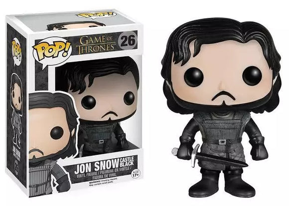 Game of Thrones #7 John Snow with Cape and #26 John Snow Castle Black