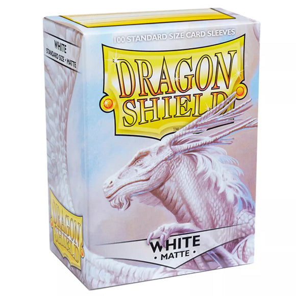 Dragon Shield Bounteous Matte White Sleeves 100 Pack