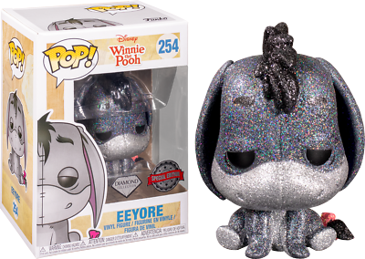 Winnie-the-Pooh - Eeyore Diamond Glitter Pop! Vinyl Figure #254 Grey