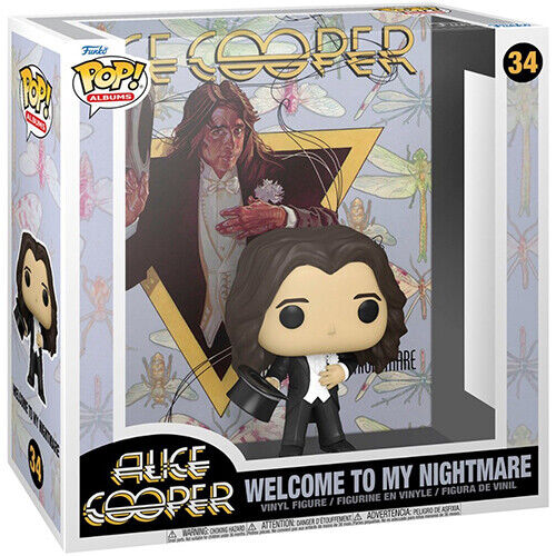 Alice Cooper Welcome To My Nightmare Pop! Vinyl Figure Album #34