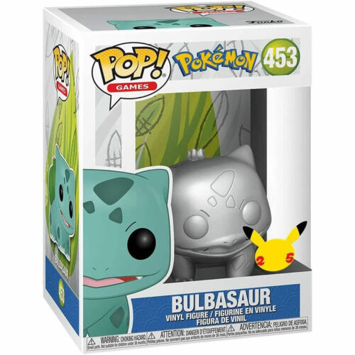 Games - Pokemon S7 Vinyl Figure - BULBASAUR (Silver/Metallic) #453