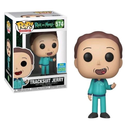 Rick & Morty Jerry Smith in Track Suit Pop! Vinyl SDCC Exclusive Figure #574