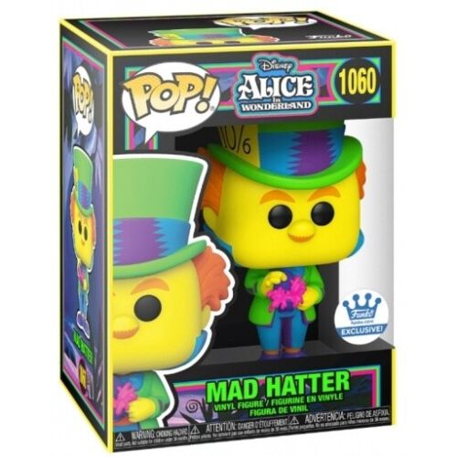 Mad Hatter #1060 Funko Exclusive Pop! Vinyl Alice in Wonderland Blacklight