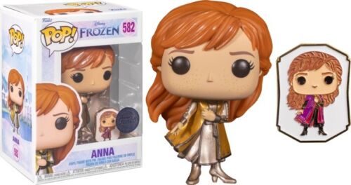 Anna with Pin Funko Pop! Vinyl Exclusive #582 Frozen Disney Ultimate Princess