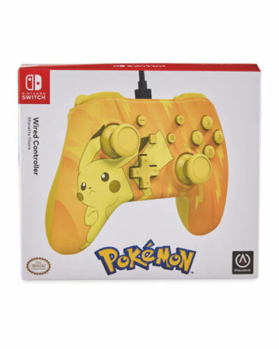 Nintendo Switch Wired Pikachu Officially Licensed Yellow Controller
