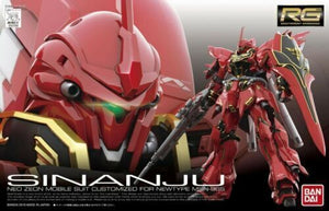 Bandai Gundam RG 1/144 Sinanju Gunpla Model Kit