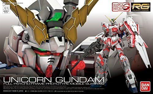 RG Mobile Suit Gundam Unicorn Unicorn Gundam 1/144 Model kit Bandai Spirits Robo
