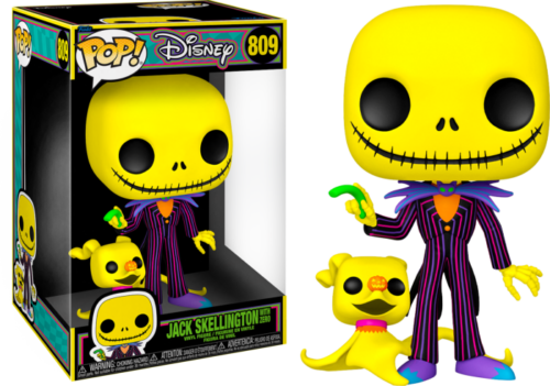 The Nightmare Before Christmas - Jack Skellington & Zero Black Light 10