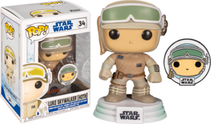 Star Wars: Luke Skywalker Hoth US Exclusive Pop! Vinyl with Pin #34