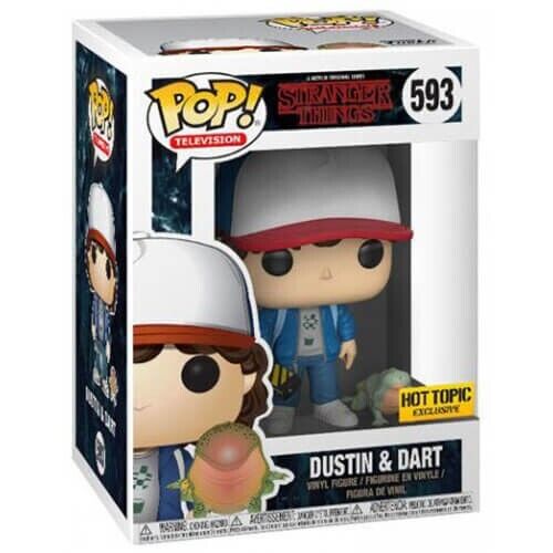 Vinyl Dustin & Dart #593 Stranger Things Hot Topic Exclusive