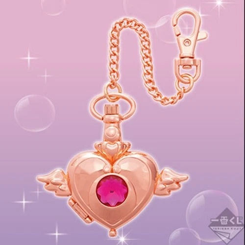 Sailor Moon Let's party Kuji Crisis Moom Compact Pocket Watch Pink ver.