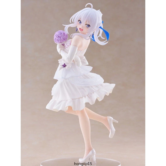 Elaina White Gown Wedding Dress Anime Figurine Garage Kit New Gift Model ToyPVC