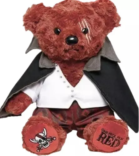 ONE PIECE Red Haired Shanks teddy bear plush toy doll