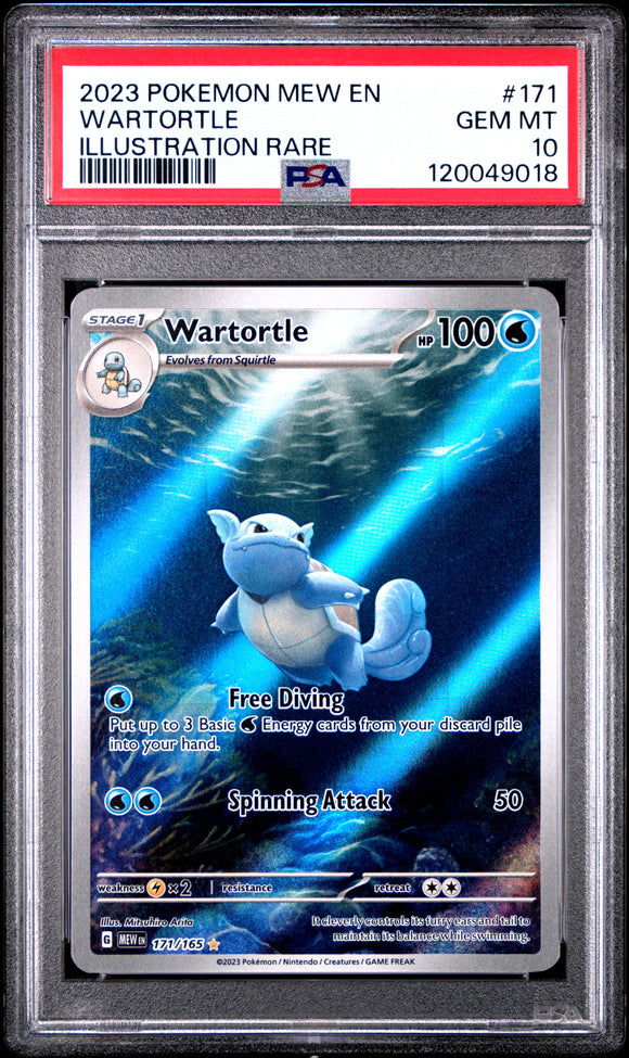 Wartortle 171/165 Psa 10