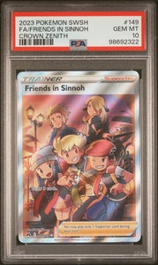 Friends in Sinnoh 149/159 Psa 10