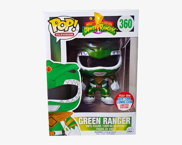 Power Rangers Green Ranger #360 Metallic Green 2016 NYCC Exclusive Funko Pop