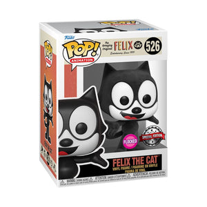 Felix the Cat - Felix Flocked US Exclusive Pop! Vinyl [RS] #526